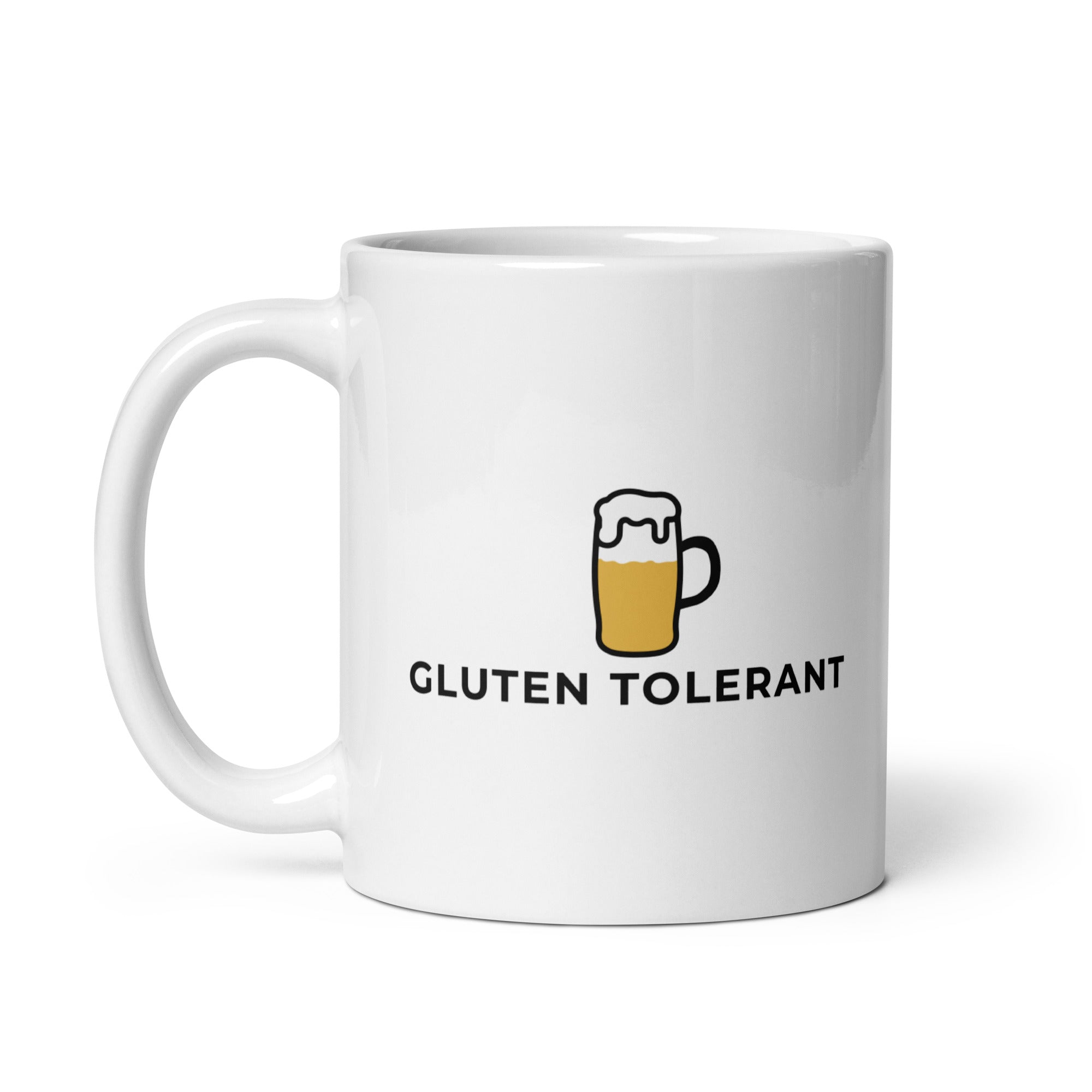 Gluten Tolerant White glossy mug