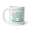 Chat GPT University White glossy mug