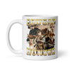 Cougar Hunter White glossy mug