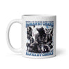 Human by Chance Alpha by Choice White glossy mug