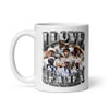 I Love Seamen White glossy mug