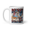 Pussy Magnet White glossy mug