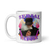 Serial Vapist  White glossy mug