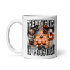 Trenything is Possible White glossy mug