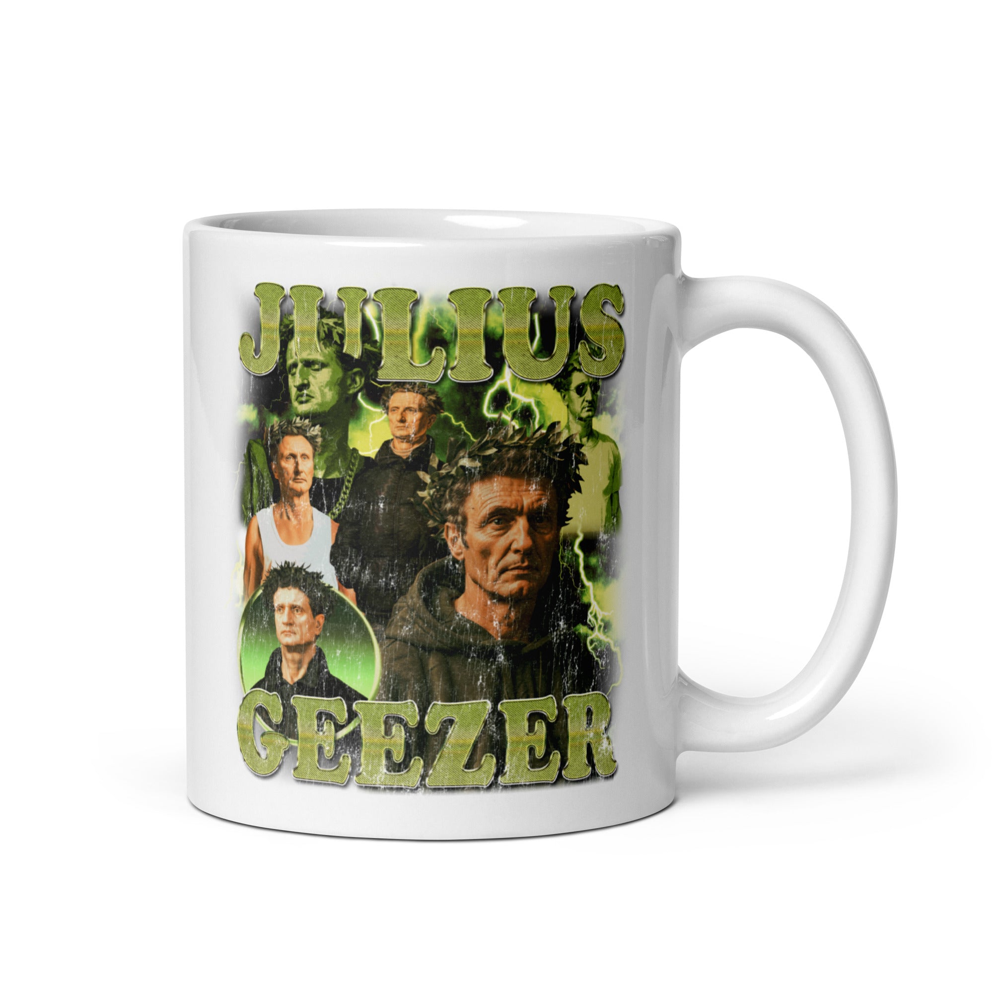 Julius Geezer White glossy mug