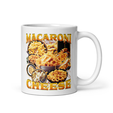 Macaroni Cheese White glossy mug