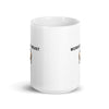 Morbidly a Beast White glossy mug