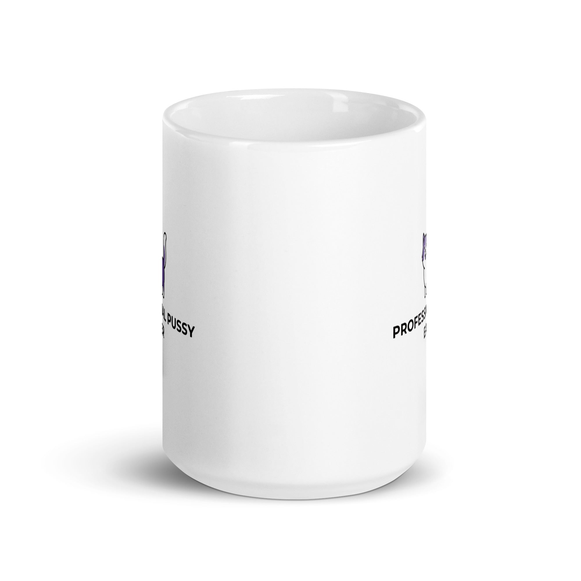 Professional Pussy Eater White glossy mug