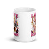 I love Older Women White glossy mug