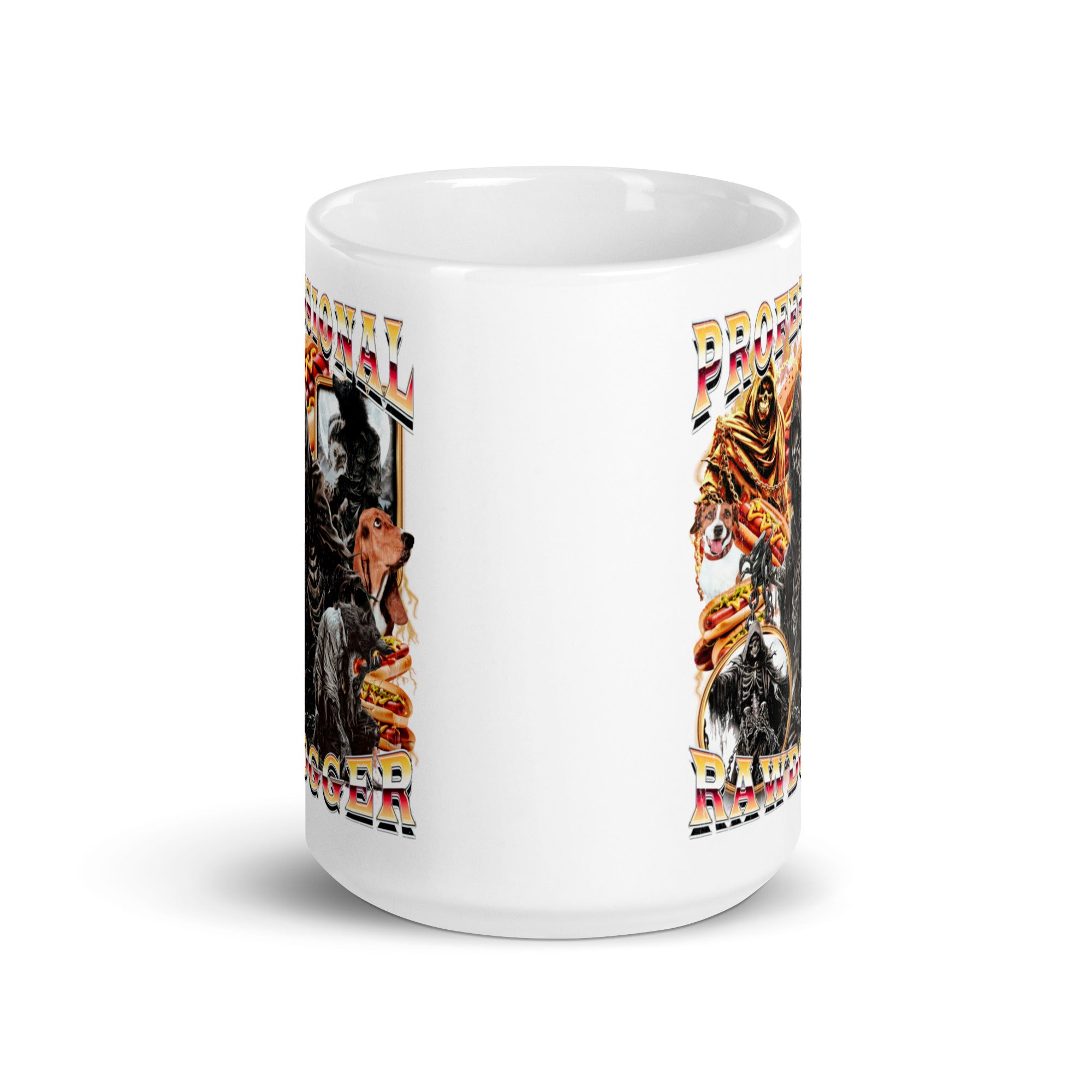 Professional Rawdogger White glossy mug