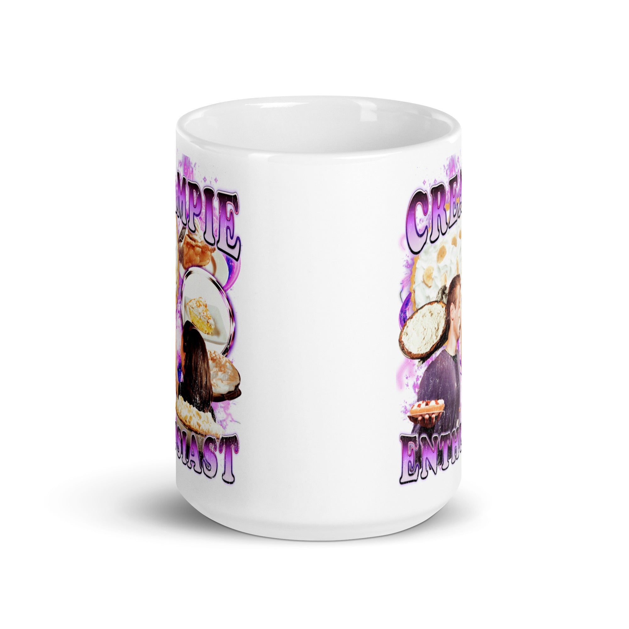 Creampie Enthusiast White glossy mug