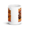 Meat Rubber White glossy mug