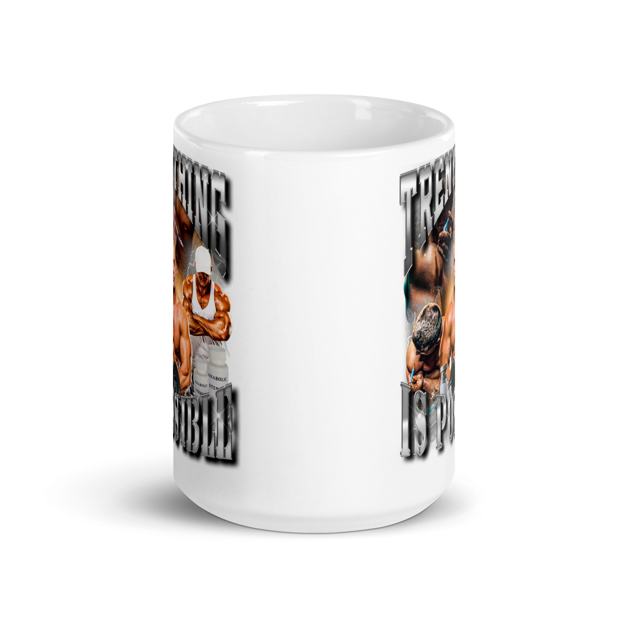 Trenything is Possible White glossy mug