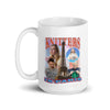 Knitters in Paris White glossy mug