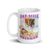 Oat Milk Drinker White glossy mug