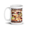 Chicken Nugget Enthusiast White glossy mug