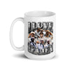 I Love Seamen White glossy mug