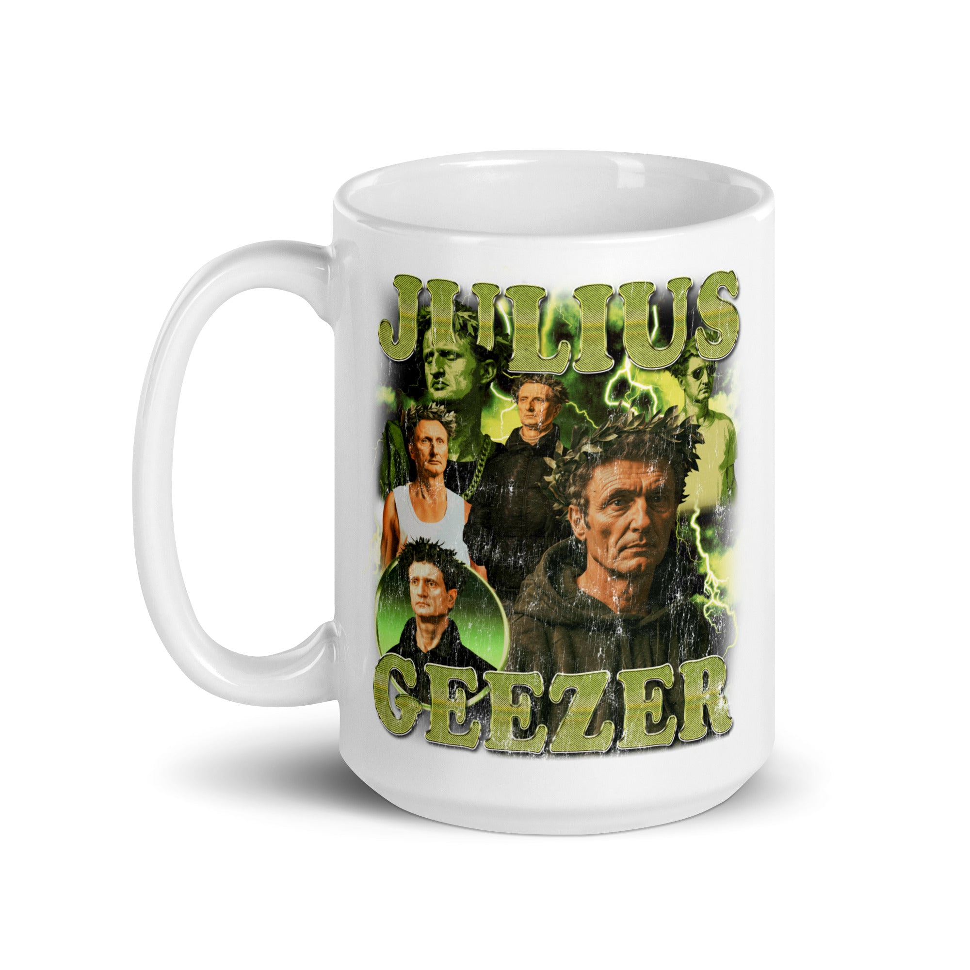 Julius Geezer White glossy mug