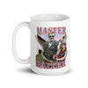 Master Baiter White glossy mug