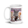 Pet Kitties Suck Titties White glossy mug