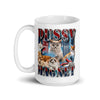 Pussy Magnet White glossy mug