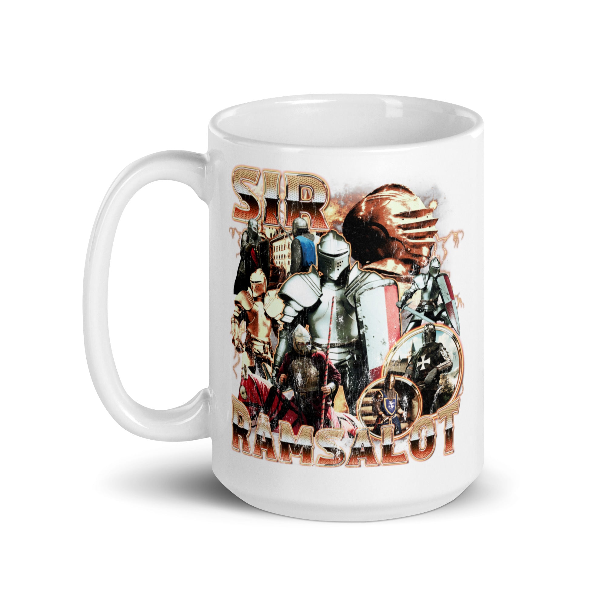 Sir Ramsalot White glossy mug