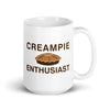 Creampie Enthusiast White glossy mug