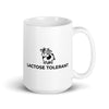 Lactose Tolerant White glossy mug