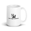 Live Laugh Lobotomy design 2 White glossy mug