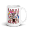 Alpha Male White glossy mug