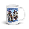 Professional Meat Rider White glossy mug