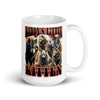 Daddy's Little Kitten White glossy mug