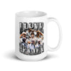 I Love Seamen White glossy mug