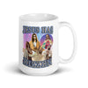 Jesus has Rizzen White glossy mug