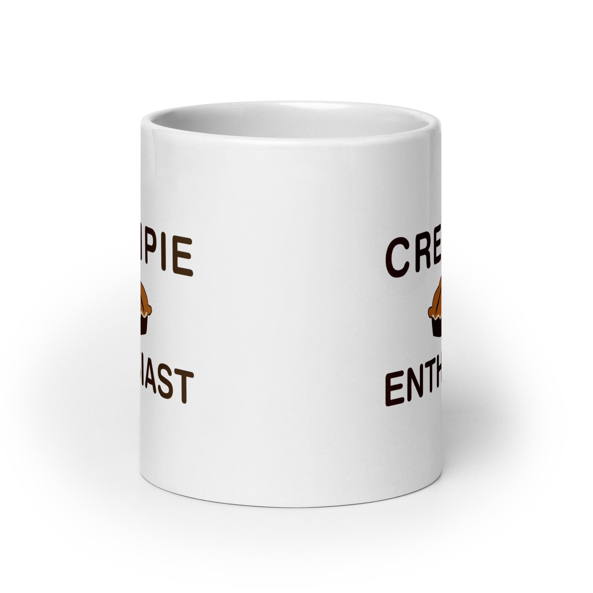 Creampie Enthusiast White glossy mug