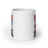 Knitters in Paris White glossy mug