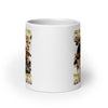 Cougar Hunter White glossy mug