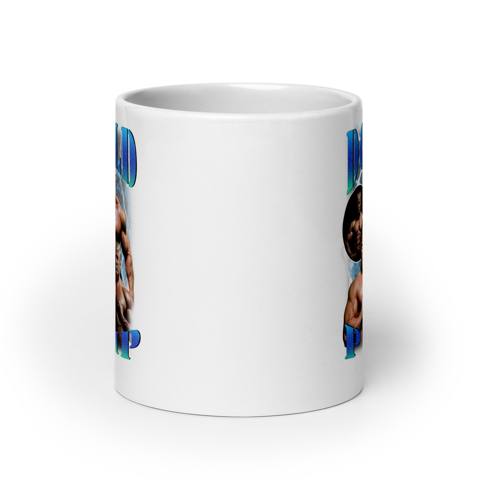 Donald Pump White glossy mug