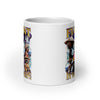 Fluent in Yapenese White glossy mug