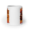 Meat Rubber White glossy mug