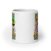 Pollen tolerant White glossy mug