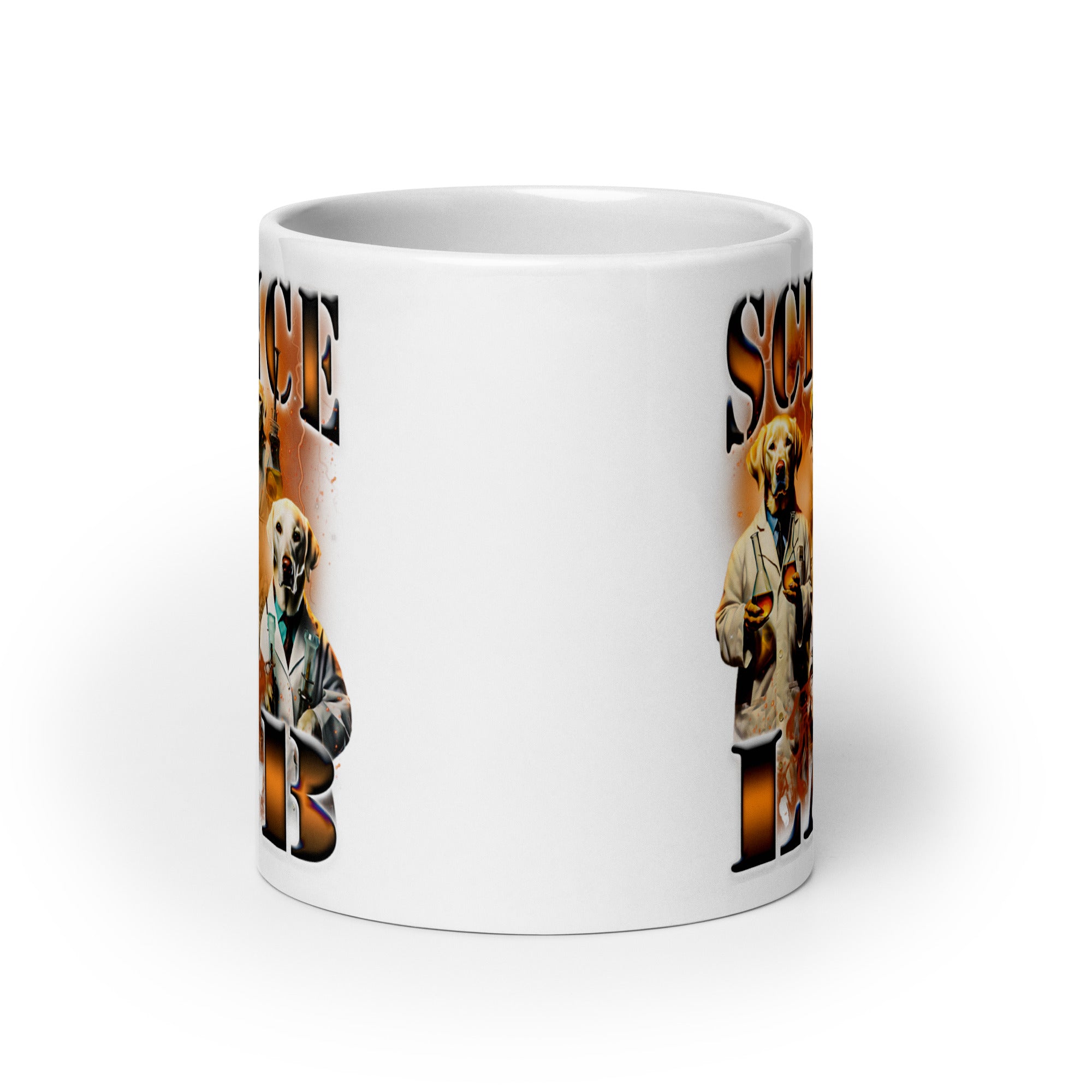 Science Lab White glossy mug