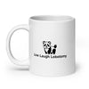 Live Laugh Lobotomy design 2 White glossy mug