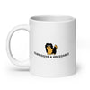 Submissive and Breedable White glossy mug