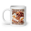 Chicken-Wing-Enthusiast White glossy mug