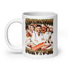 Circumcision Survivor White glossy mug