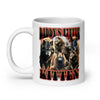 Daddy's Little Kitten White glossy mug