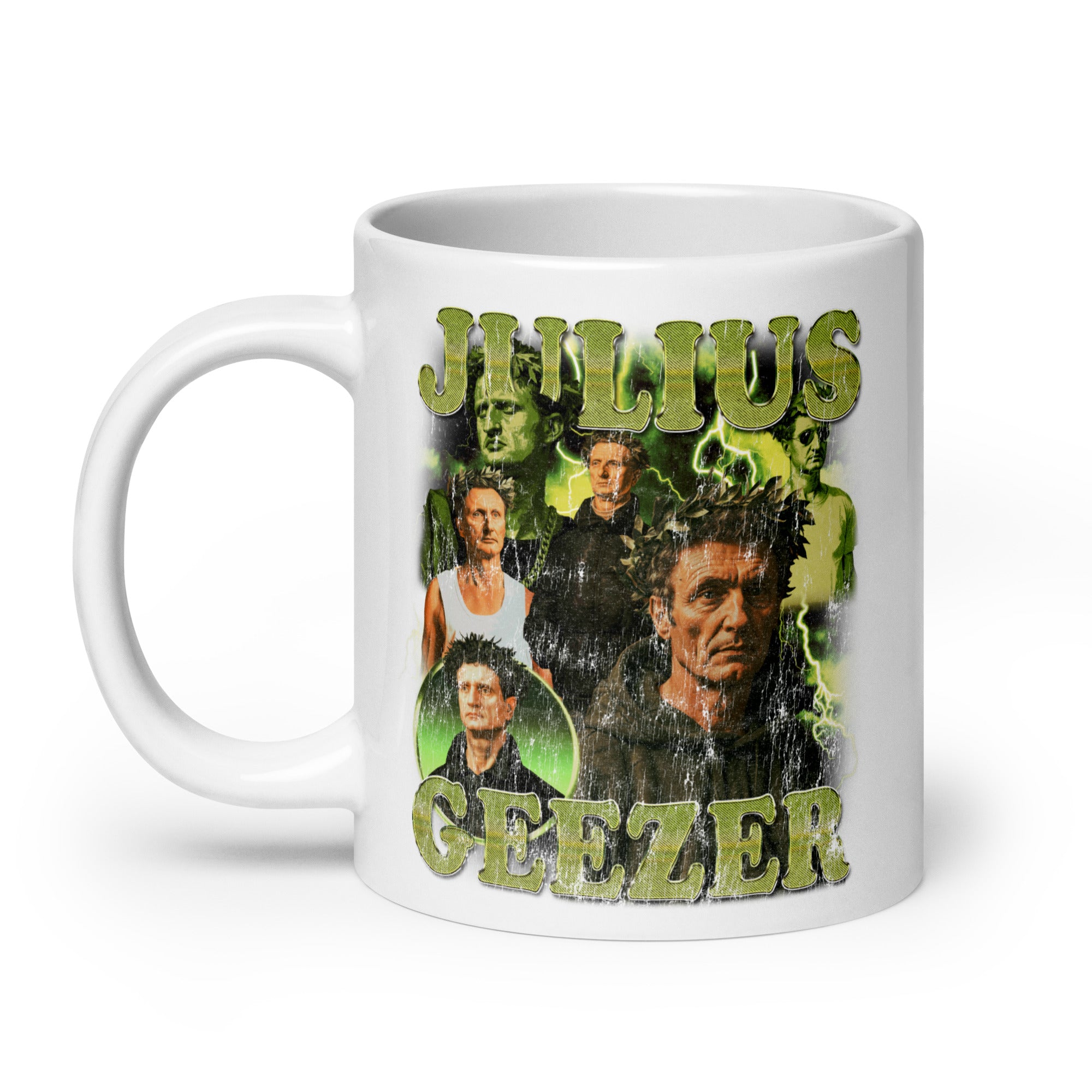 Julius Geezer White glossy mug