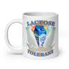 Lactose Tolerant White glossy mug