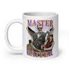 Master Baiter White glossy mug